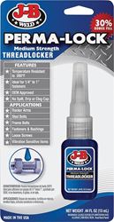 Perma-Lock 24213 Medium Strength Thread Locking Compound, 13 ml, Bottle, Blue, Mild Organic, Liquid 