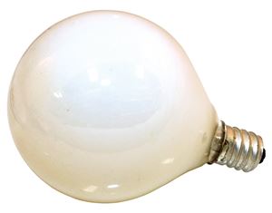 Sylvania 13622 Incandescent Lamp, 25 W, G16.5 Lamp, Candelabra E12 Lamp Base, 165 Lumens, 2850 K Color Temp, Pack of 6
