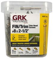 Grk Fasteners 16730 Screw Fin/trim 8x2-1/2in 