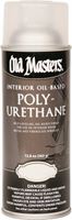 Old Masters 49410 Oil Based Interior Polyurethane, 13 oz Spray Can, 350 - 450 sq-ft/gal, Clear 