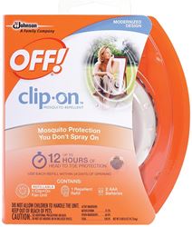 OFF! Clip On 71703 Fan Circulated Cordless Mosquito Repellent Starter Unit, 50 sq-ft 