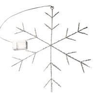 Santas Forest 48402 Snowflake, LED Bulb 6 Pack 