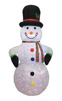 Santas Forest 90408 Inflatable Snowman with Projector 