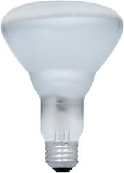 Sylvania 15234 Incandescent Lamp, 65 W, BR30 Lamp, Medium Lamp Base, 600 Lumens, 2850 K Color Temp, 2000 hr Average Life 