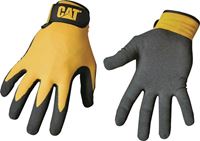 CAT CAT017416L Protective Gloves, Large, Nylon Shell, Black/Yellow 