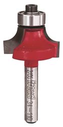 Freud 34-110 Round over Router Bit, 1 in Dia x 2-3/16 in OAL, Perma-Shield Coated 