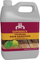 Duckback SUPERDECK DB0014504-16 Wood Brightener, Liquid, 1 gal, Bottle 4 Pack 