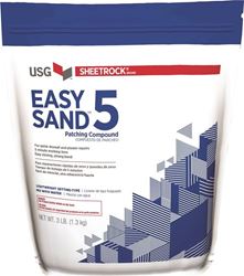 Sheetrock 384024 All-Purpose Lightweight Setting-Type Joint Compound, 3 lb, Bag, White to Off-White, Solid Powder 