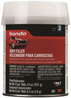 Bondo 261C Body Filler, 1 pt Can, Paste, Pungent Organic 