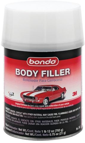 Bondo 262C Body Filler, 1 qt Can, Paste, Pungent Organic