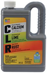 CLR CL-12 Calcium/Lime/Rust Cleaner, 28 oz, Liquid, Slightly Acidic, Lime Green 