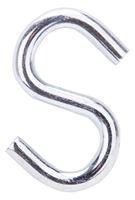 ProSource Open S-Hook, 3/4 In Id 2-1/2 In H, Steel, Bright Zinc Plated 