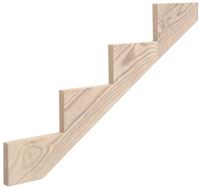 Universal Forest 106070 4-Step Stair Stringer, 44-7/8 in L, Southern Yellow Pine 