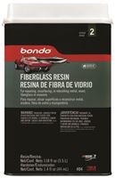 Bondo 404C Fiberglass Resin, 3 qt Can, Liquid, Pungent Organic 