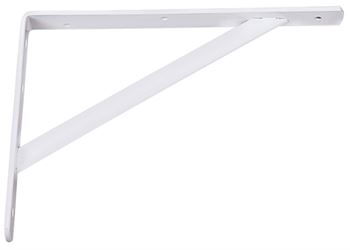 Knape & Vogt 208 Super Duty Ultimate Shelf L-Bracket, 16 in L X 15-1/2 in W X 10 in D, White 