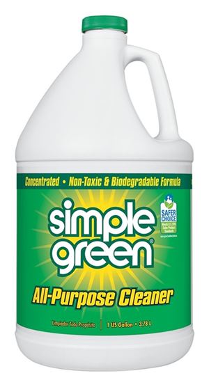 Simple Green 13005 Biodegradable Non-Toxic All Purpose Cleaner, 1 gal, Bottle, Green, Liquid, Sassafras