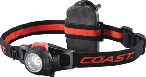 Coast HL7 Adjustable Head Lamp, LED, Hinged, Bulls Eye Spot Pattern Beam 