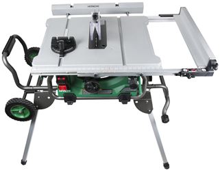 Metabo HPT C10RJSM Table Saw, 120 VAC, 15 A, 10 in Dia Blade, 5/8 in Arbor, 35 in Rip Capacity Right 