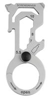 Hy-Ko KC616 Multi-Tool Ring, Stainless Steel Case, Pack of 5 