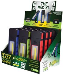 Gogreen Power TRAVERGO THE PAD XL GG-113-PADXL Magnetic Light Display, LED Bulb, 230 Lumens, Plastic, Assorted 12 Pack 