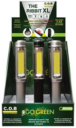 Gogreen Power TRAVERGO GG-113-RXLDISP Ribbit XL Pocket Flashlight Display, LED Lamp, Alkaline Battery, Assorted 12 Pack 