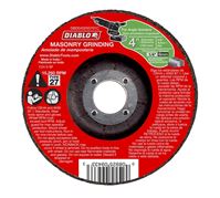 Diablo DBD040250701C Depressed Center Type 27 Grinding Disc, 4 in Dia, 5/8 in, 15250 rpm, Aluminum Oxide Blend 