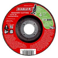 Diablo DBD045125701C Depressed Center Type 27 Cut-Off Disc, 4-1/2 in Dia, 7/8 in, 13280 rpm, Aluminum Oxide Blend 