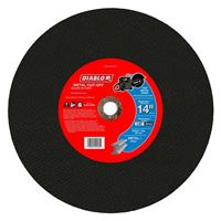 Diablo DBD140125G01F High Speed Type 1 Cut-Off Disc, 14 in Dia, 3/4 in, 5450 rpm, Aluminum Oxide Blend 