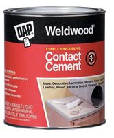 Weldwood 00273 Contact Cement, 1 gal, Bottle, Tan, Liquid 
