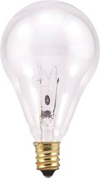 Sylvania 10894 Incandescent Lamp, 60 W, A15 Lamp, Candelabra E12 Lamp Base, 650 Lumens, 1000 hr Average Life 