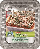 Handi-Foil Cook-n-Carry 20392-10 Lasagna Pan with Plastic Lid, 11-3/4 in OAL, Aluminum, Pack of 10 