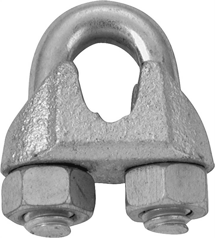 1//4/" Galvanized Cable Rope Clamps 50 pack
