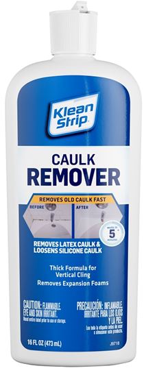 Klean Strip EKCR675 Caulk Remover, Liquid, Solvent-Like, White, 16