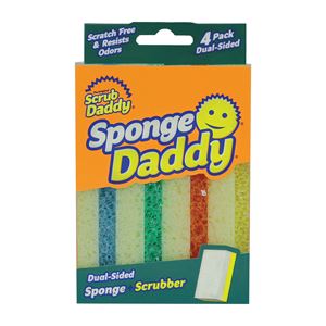 Scrub Daddy Dish Daddy Dish Wand Replacement Head Refill, Compatible with  Soap Dispensing Dish Brush, Texture Changing Washing Up Sponge With Liquid  Handle and Built-in Scraper - x2 Refill Heads: Buy Online