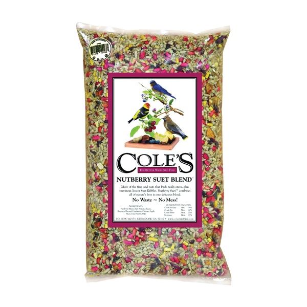 Cole's NB20 Nutberry Suet Blend Bird Seed 20-Pound 