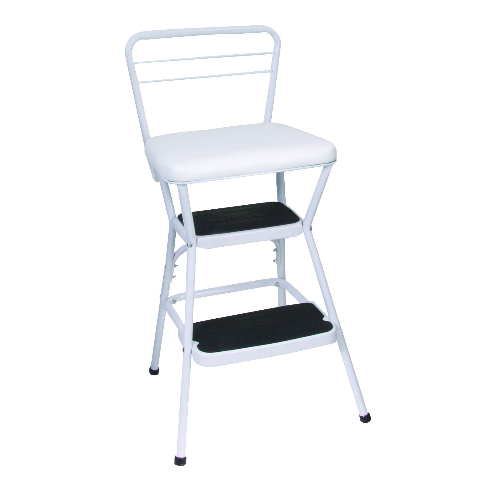 Cosco 11-130WHT Chair/Step Stool White 
