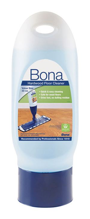 Bona 34 Oz Floor Cleaner Refill, Bona Hardwood Floor Cleaner Refillable Cartridge 34 Oz 2 Pack