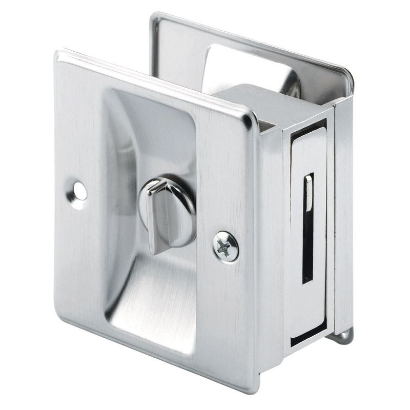 Prime-Line  Satin  Side mount Bi-Fold Door Knob  Nickel  1 pk 