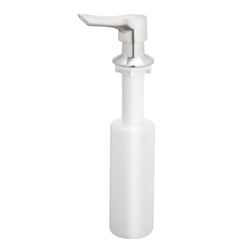 OakBrook Brushed Nickel Plastic Soap Dispenser 12 in. H x 5.5 in. W x 2.5 in. L Brushed Nickel  Plastic 