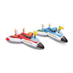 Intex Assorted Vinyl Inflatable Water Gun Plane Ride-On Pool Float 