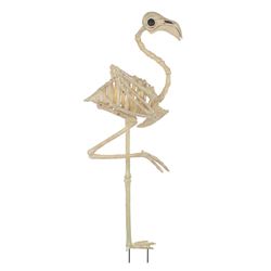 Halloween Lawn Flamingo Skeleton Decor 33.75" 