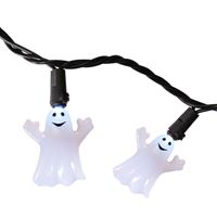 Celebrations 1.5 in. LED Prelit Ghost String Lights 