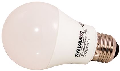 Sylvania 78101 LED Bulb, 120 V, 14 W, Medium E26, A19 Lamp, Warm White Light 