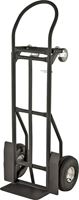 ProSource YY-600-2 Hand Truck, 14 in W Toe Plate, 7-3/4 in D Toe Plate, 800 lb Horizontal, 400 lb Vertical, Black 