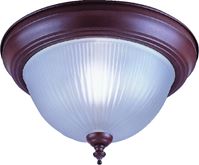 Boston Harbor RF04 Single Light Flush Mount Ceiling Fixture, 120 V, 60 W, 1-Lamp, A19 or CFL Lamp, Sienna Fixture 