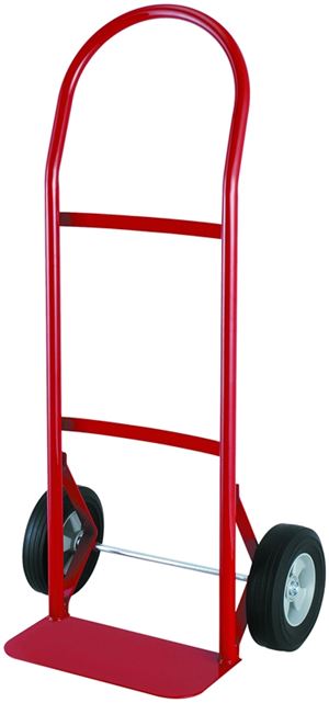 ProSource YY-250-1 Hand Truck, 250 lb Weight Capacity, 14 in W x 7 in D Toe Plate, Red