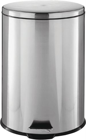 Simple Spaces LYP07F3-3L Trash Can, 1.85 gal Capacity, Stainless Steel