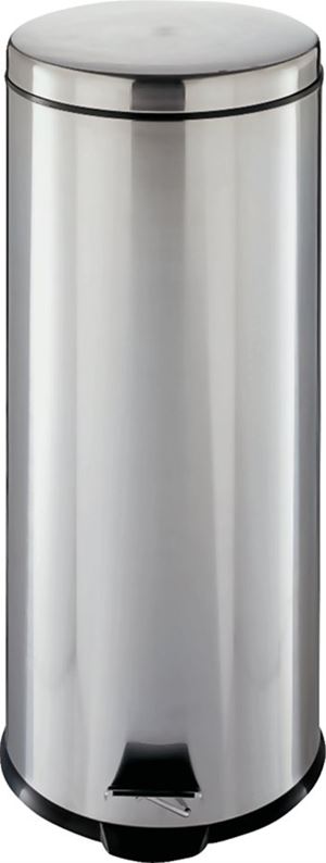 Simple Spaces LYP30F3-3L Trash Can, 7.93 gal Capacity, 26 in H, Stainless Steel 2 Pack