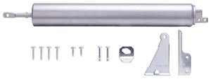 ProSource 16027-U-PS Door Closer, 1-1/2 in Diameter Tube Dia Rod, 16-1/2 in L, Aluminum Tube, Aluminum, 90 deg Opening