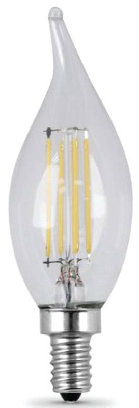 Feit Electric BPCFC25/927/LED/2 LED Bulb Lamp, Flame Tip, Flame Tip Lamp, 25 W Equivalent, E12 Candelabra Lamp Base